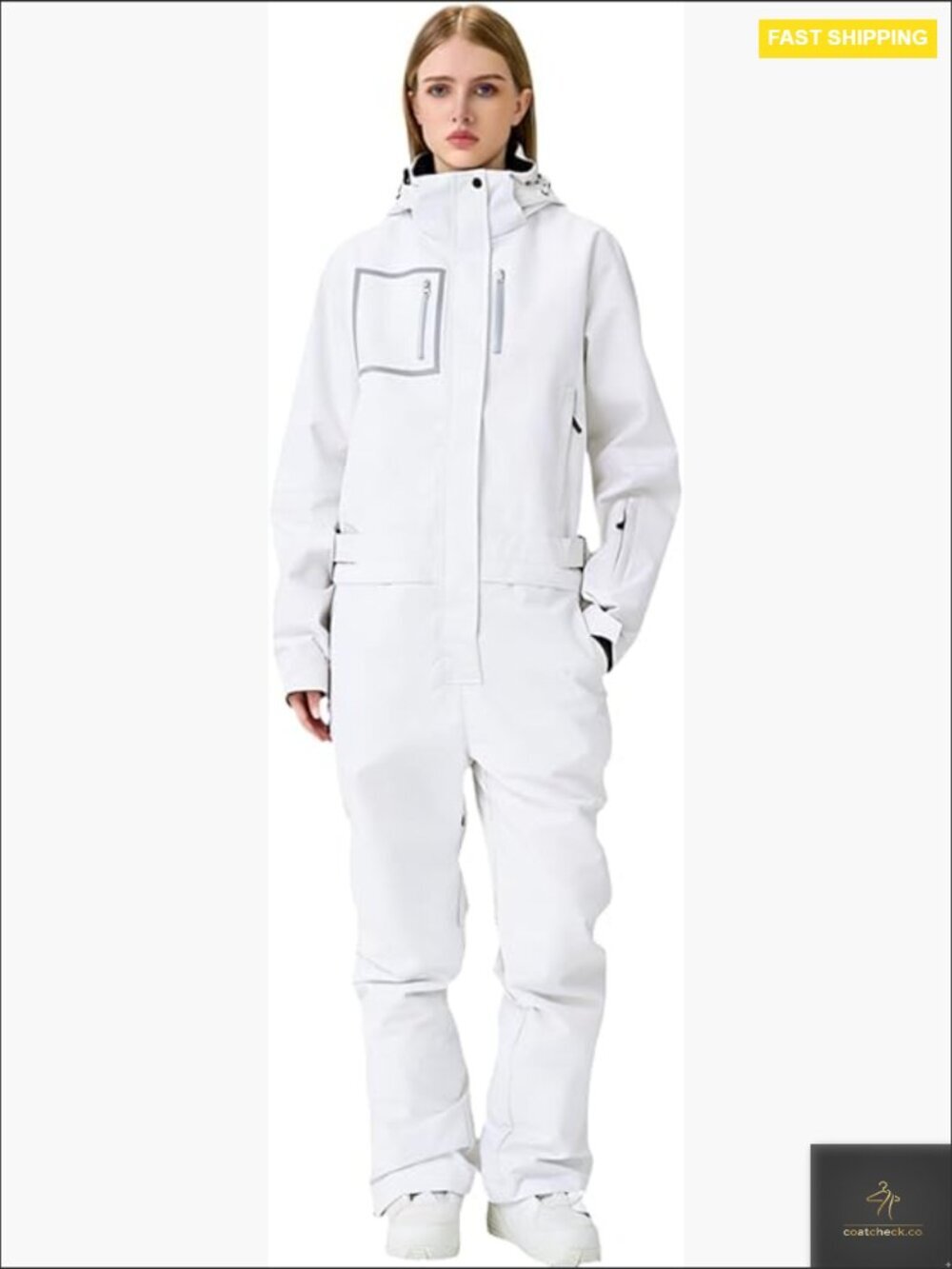 Loose Fit Ski Suit One Piece Snowboard Jumpsuit Waterproof Insulated Winter